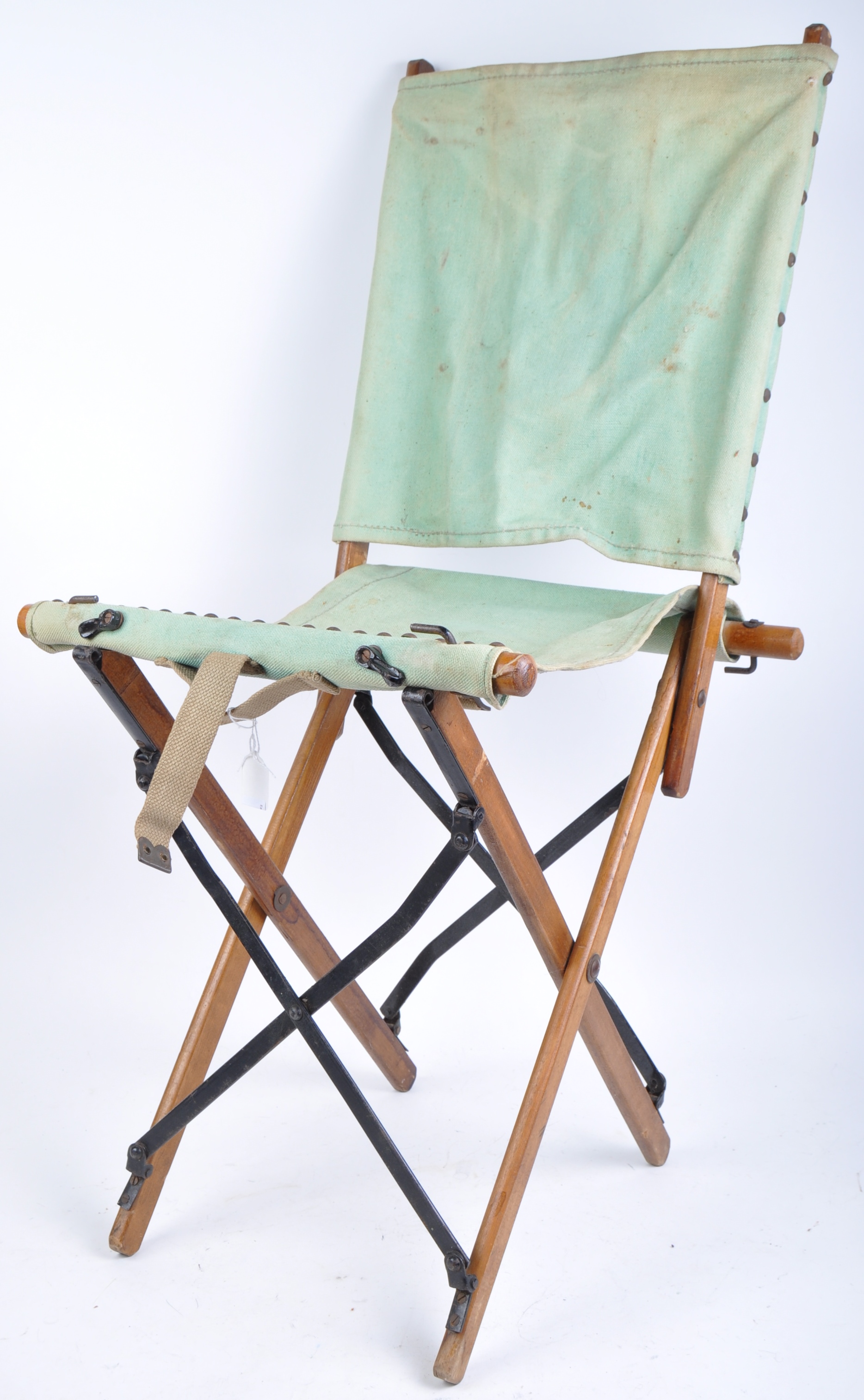 WWII SECOND WORLD WAR BRITISH ARMY FOLDING CAMPAIGN CHAIR
