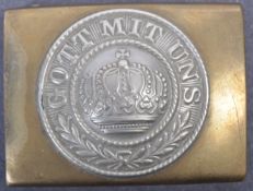 ORIGINAL WWI FIRST WORLD WAR IMPERIAL GERMAN ARMY BELT BUCKLE