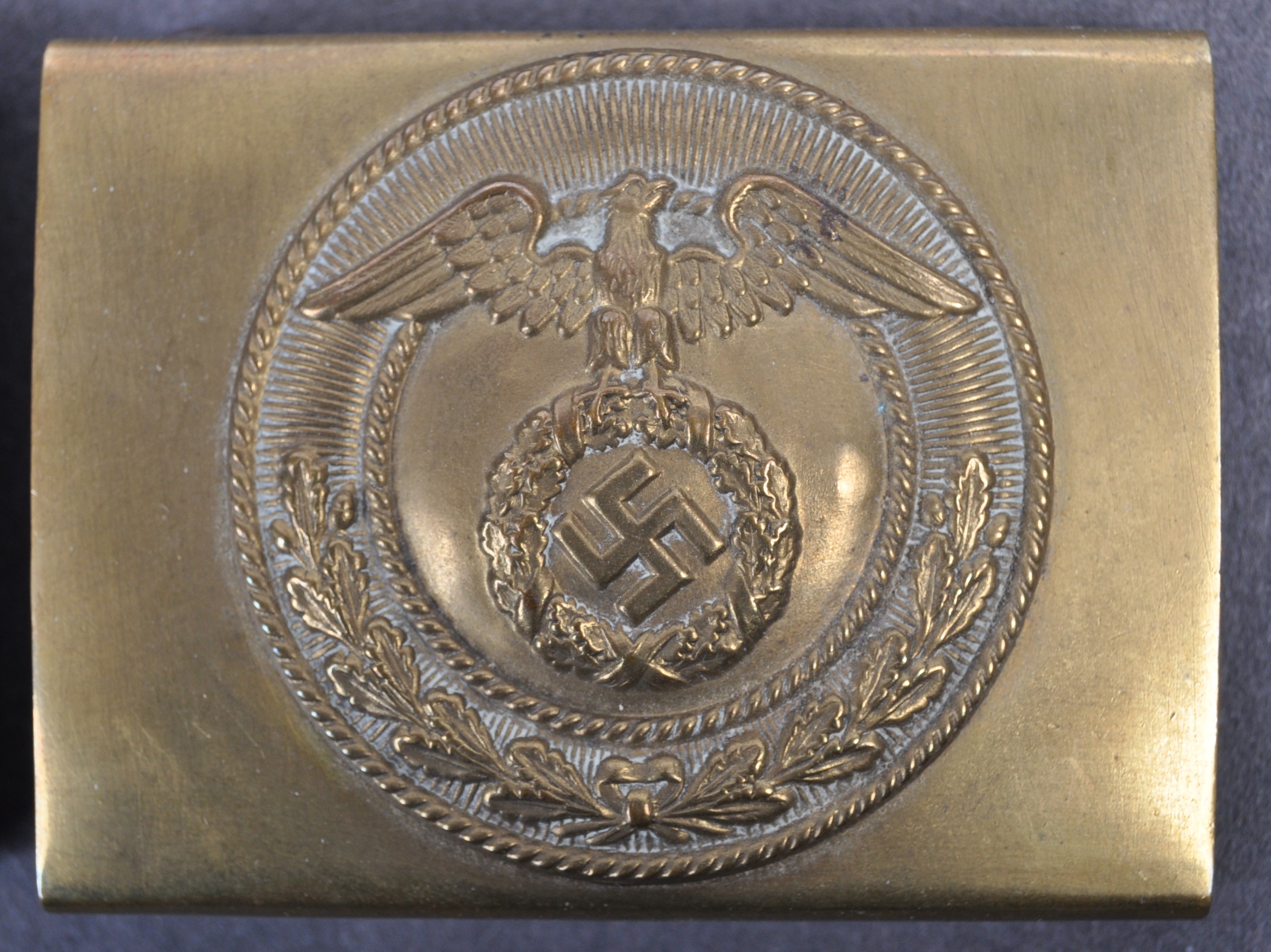 TWO GERMAN WWII THIRD REICH SA UNIFORM BELT BUCKLES - Image 3 of 6