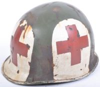 WWII SECOND WORLD WAR UNITED STATES ARMY M1 MEDICS HELMET