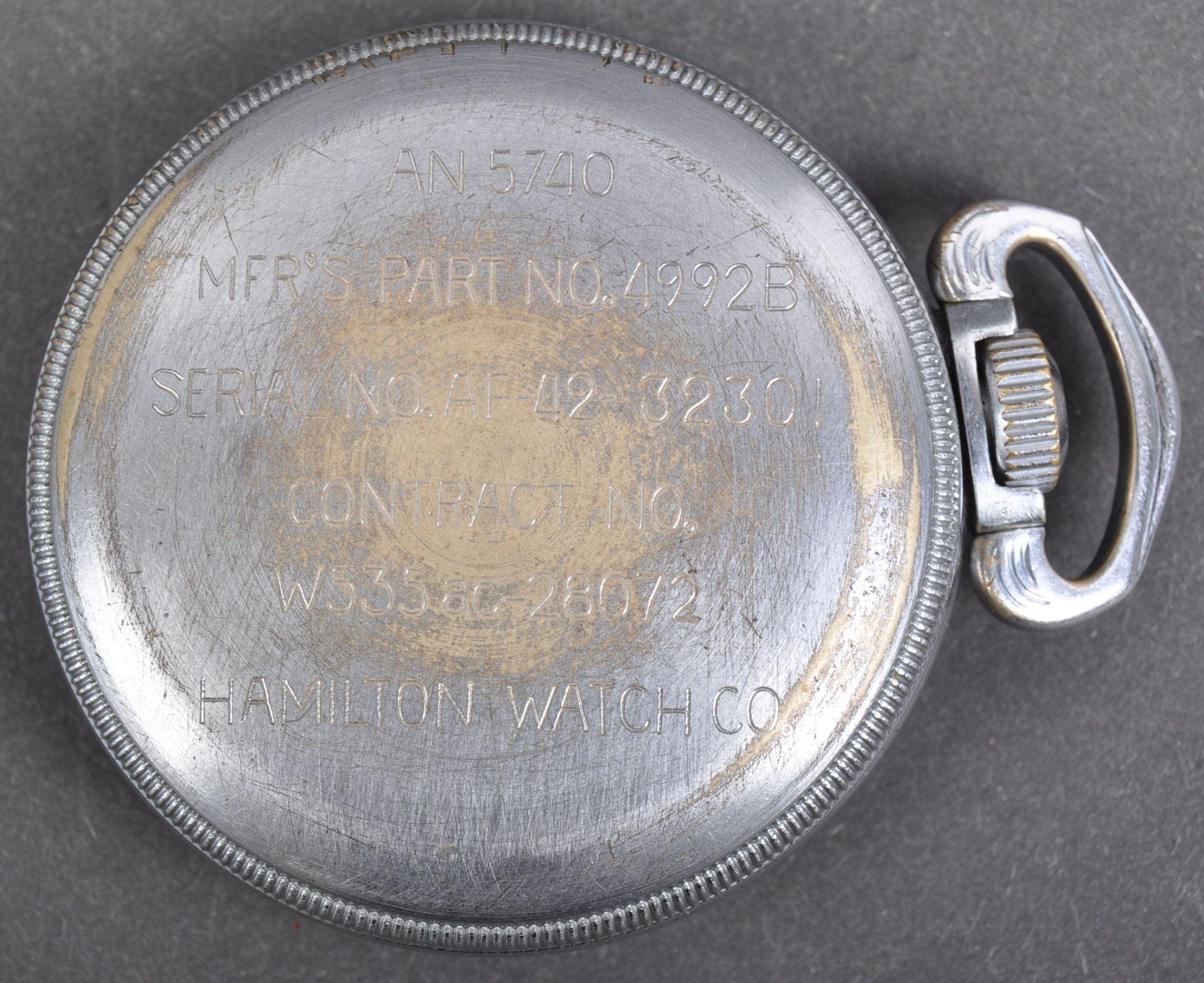 WWII UNITED STATES ARMY AIR FORCE BOMBARDIER POCKET WATCH - Image 3 of 3
