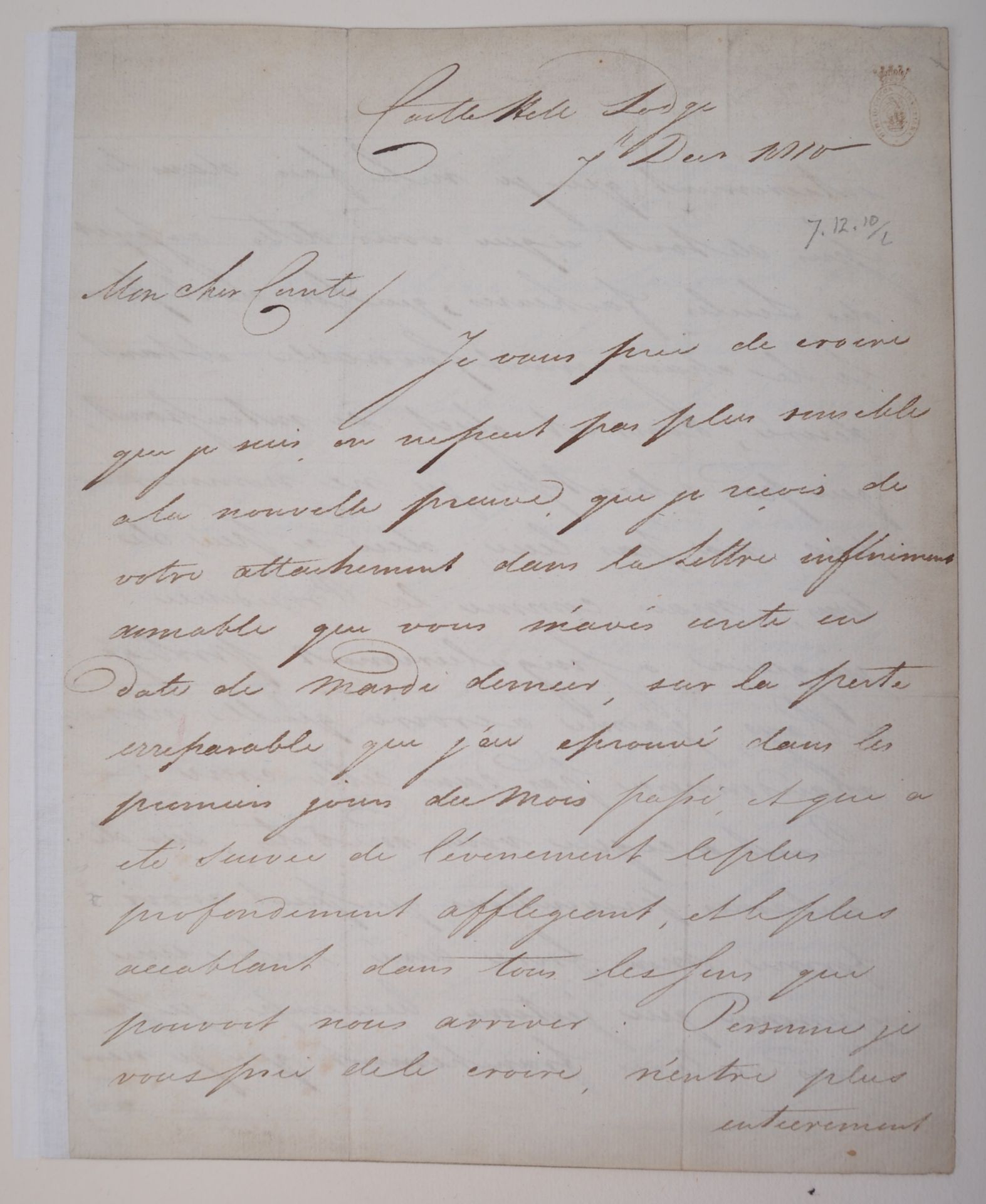 NAPOLEONIC WARS - EXCEPTIONAL COLLECTION OF LETTERS - Image 3 of 216