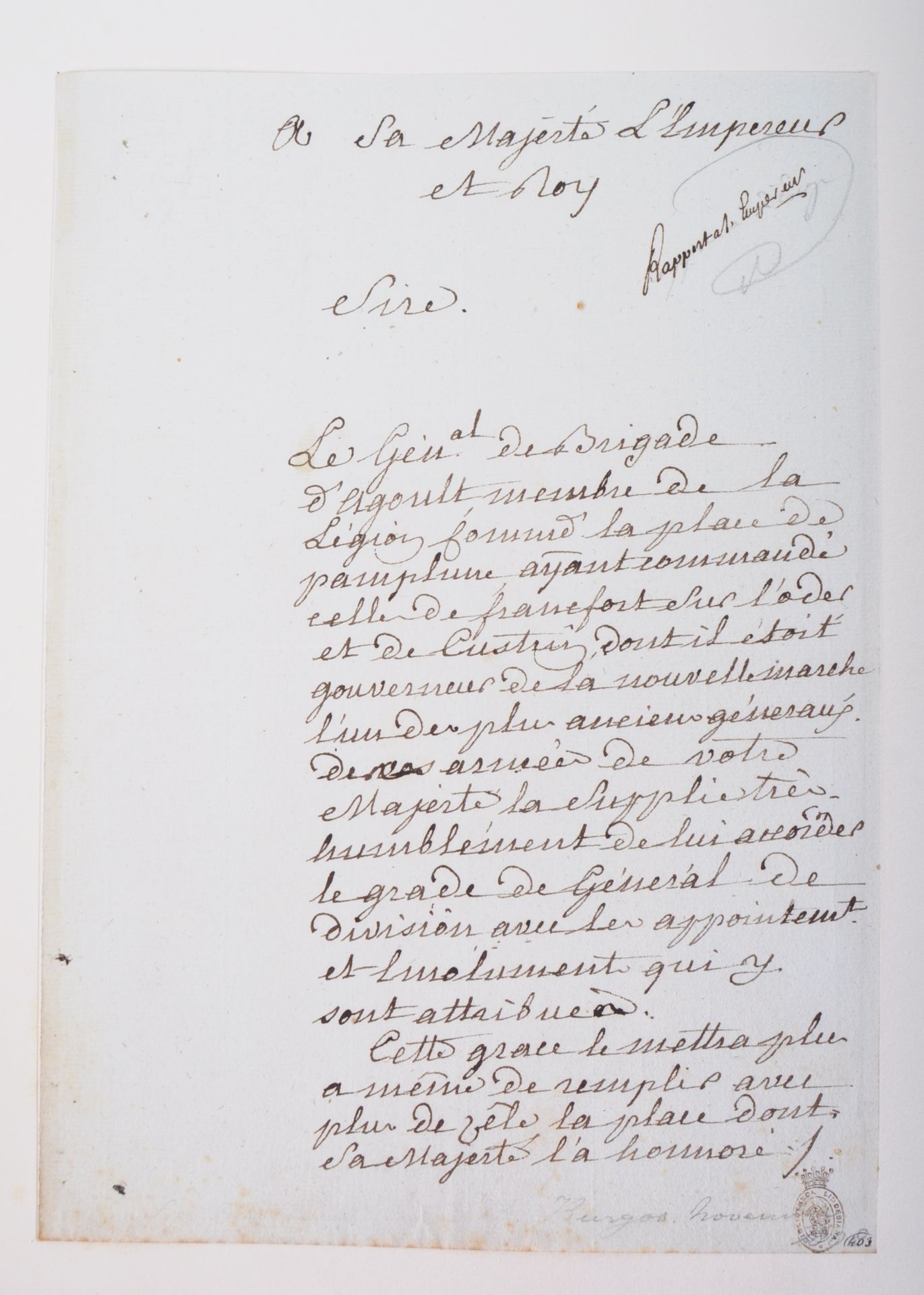 NAPOLEONIC WARS - EXCEPTIONAL COLLECTION OF LETTERS - Image 121 of 216