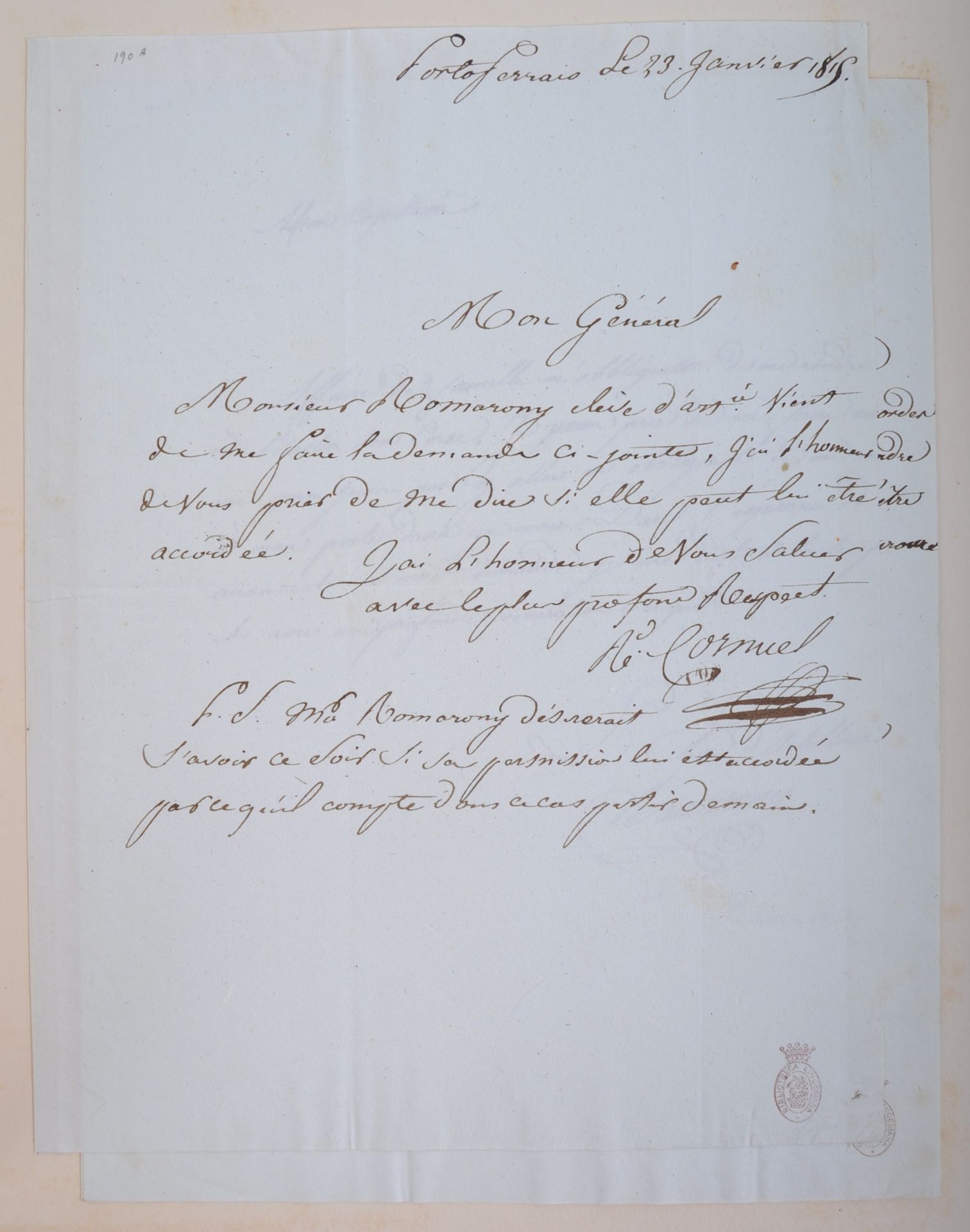 NAPOLEONIC WARS - EXCEPTIONAL COLLECTION OF LETTERS - Image 10 of 216