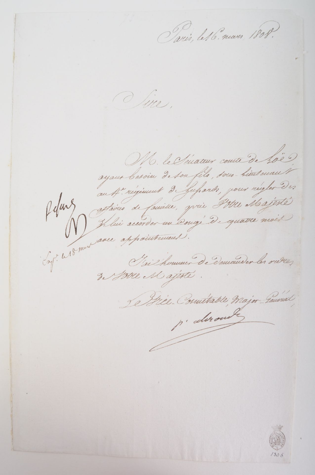 NAPOLEONIC WARS - EXCEPTIONAL COLLECTION OF LETTERS - Image 94 of 216