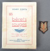 RARE WWII FRENCH AIRBORNE ' LES BERETS ROUGES ' BOOK