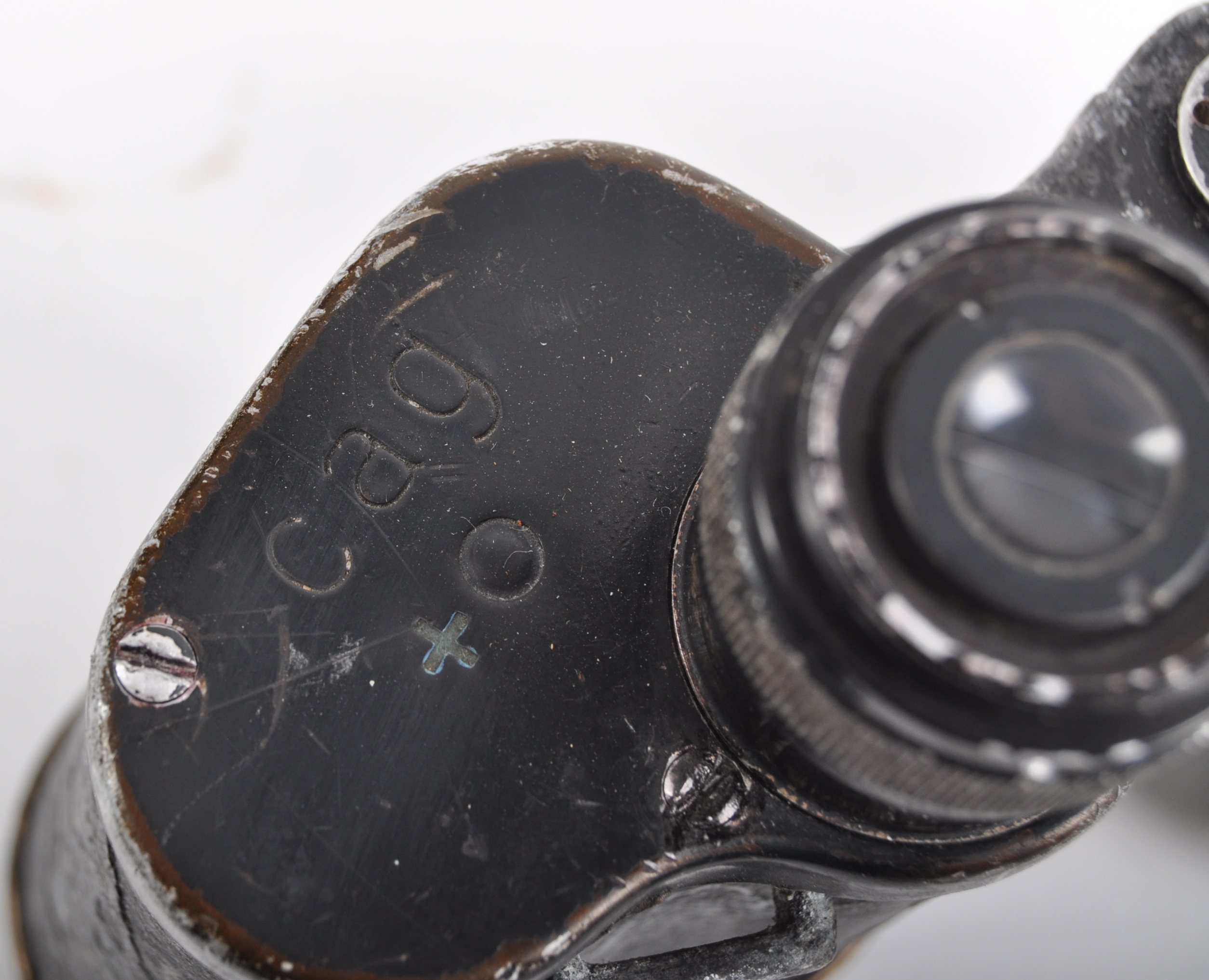 TWO WWII SECOND WORLD WAR THIRD REICH GERMAN BINOCULARS - Image 7 of 9