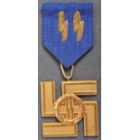 WWII SECOND WORLD WAR RELATED GERMAN SS 25 YEARS SERVICE MEDAL