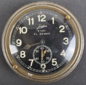 WWII NAZI GERMAN LUFTWAFFE JUNGHANS AIRCRAFT COCKPIT CLOCK