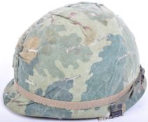 VIETNAM ERA UNITED STATES M1 CAMO HELMET