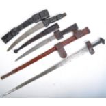 COLLECTION OF X3 AFRICAN TRIBAL SWORDS