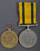 ORIGINAL WWI AND WWII VICTORY MEDAL PAIR