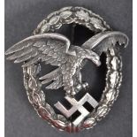 WWII SECOND WORLD WAR NAZI LUFTWAFFE PILOT / OBSERVER BADGE