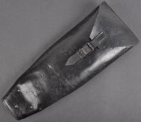 ORIGINAL WWII THIRD REICH NAZI GERMAN ARMY LARGE LEATHER POUCH
