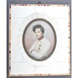 19TH CENTURY FRENCH PORTRAIT NAPOLEON II ON IVORY