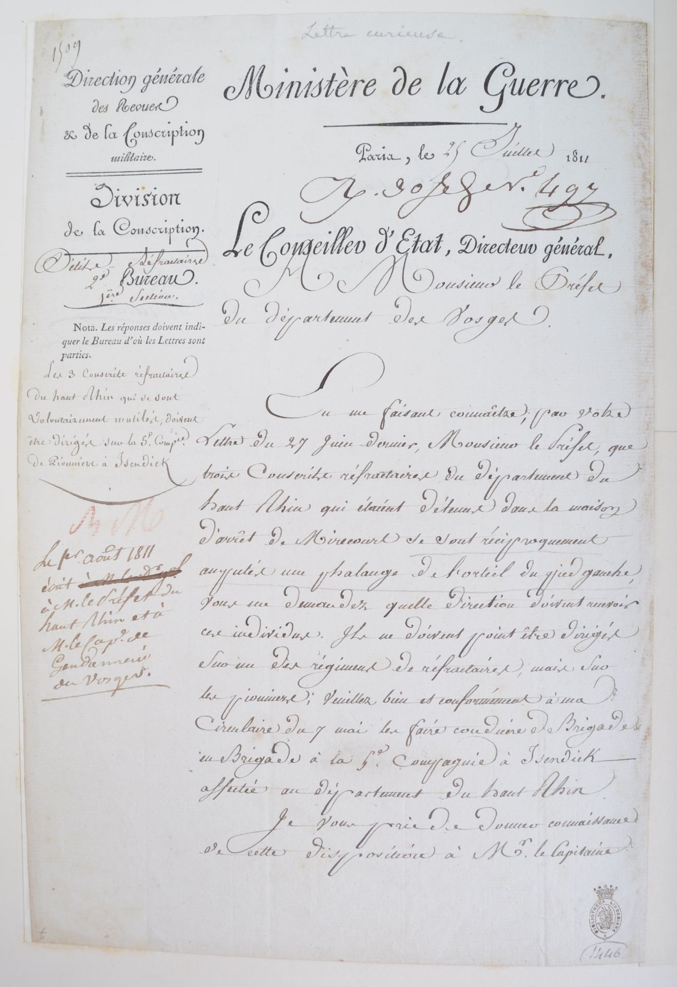 NAPOLEONIC WARS - EXCEPTIONAL COLLECTION OF LETTERS - Image 170 of 216