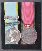 CRIMEAN WAR MEDAL GROUP - HMS ROYAL ALBERT FLAGSHIP