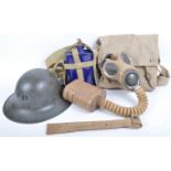 COLLECTION OF WWII SECOND WORLD WAR WEBBING & OTHER ITEMS