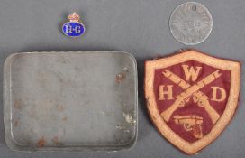 WWII SECOND WORLD WAR RELATED HOME GUARD ITEMS