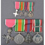 COLLECTION OF X4 ORIGINAL BRITISH WOMANS MEDAL GROUP