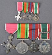 COLLECTION OF X4 ORIGINAL BRITISH WOMANS MEDAL GROUP