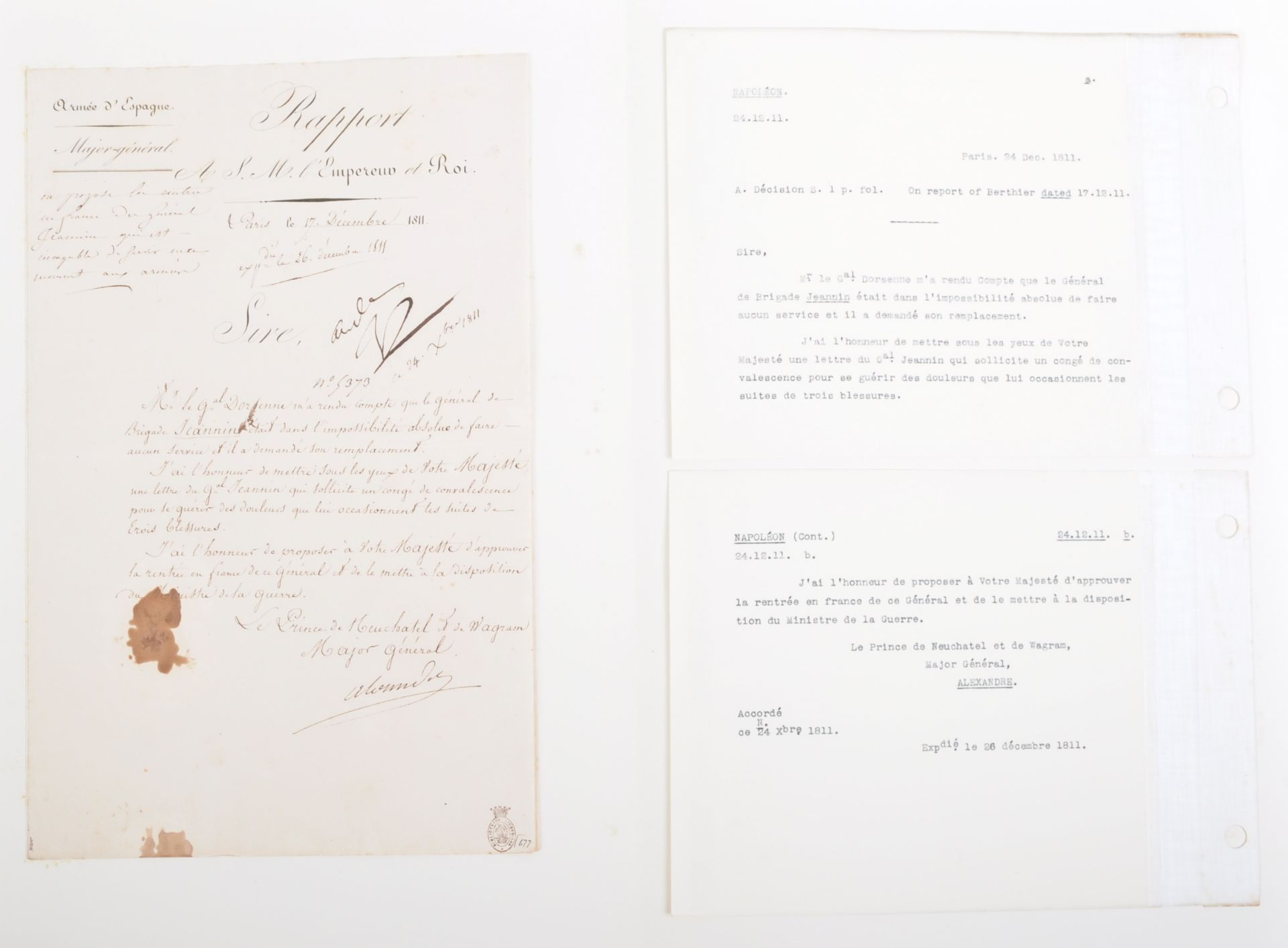 NAPOLEONIC WARS - EXCEPTIONAL COLLECTION OF LETTERS - Image 23 of 216