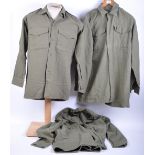 COLLECTION OF X3 WWII SECOND WORLD WAR ERA ARMY SHIRTS