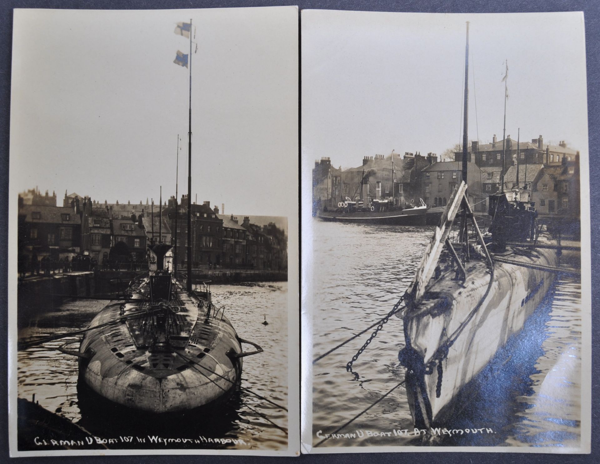 WWI FIRST WORLD WAR GERMAN U-BOAT REAL PHOTOGRAPHIC POSTCARDS - Bild 3 aus 4