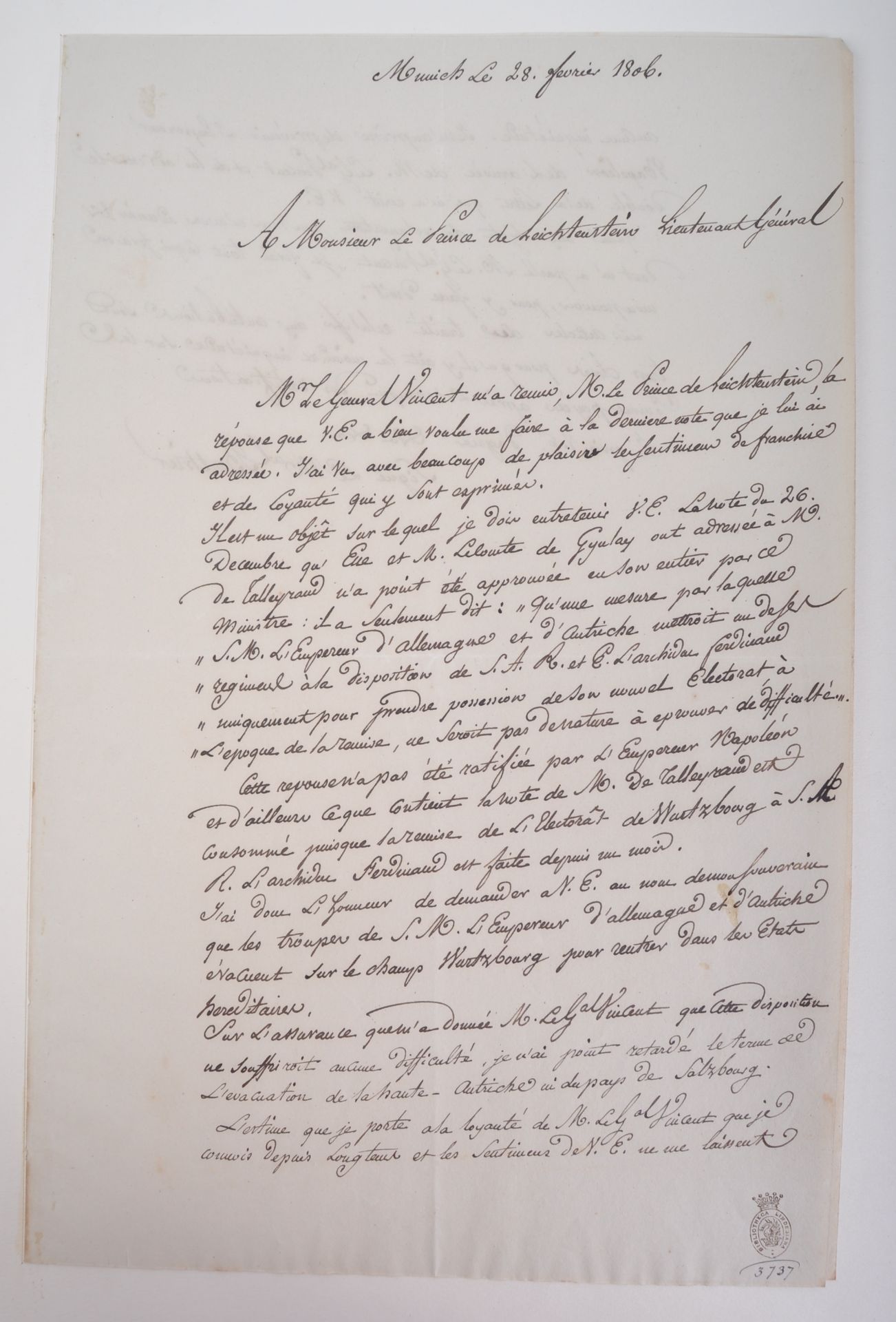 NAPOLEONIC WARS - EXCEPTIONAL COLLECTION OF LETTERS - Image 102 of 216