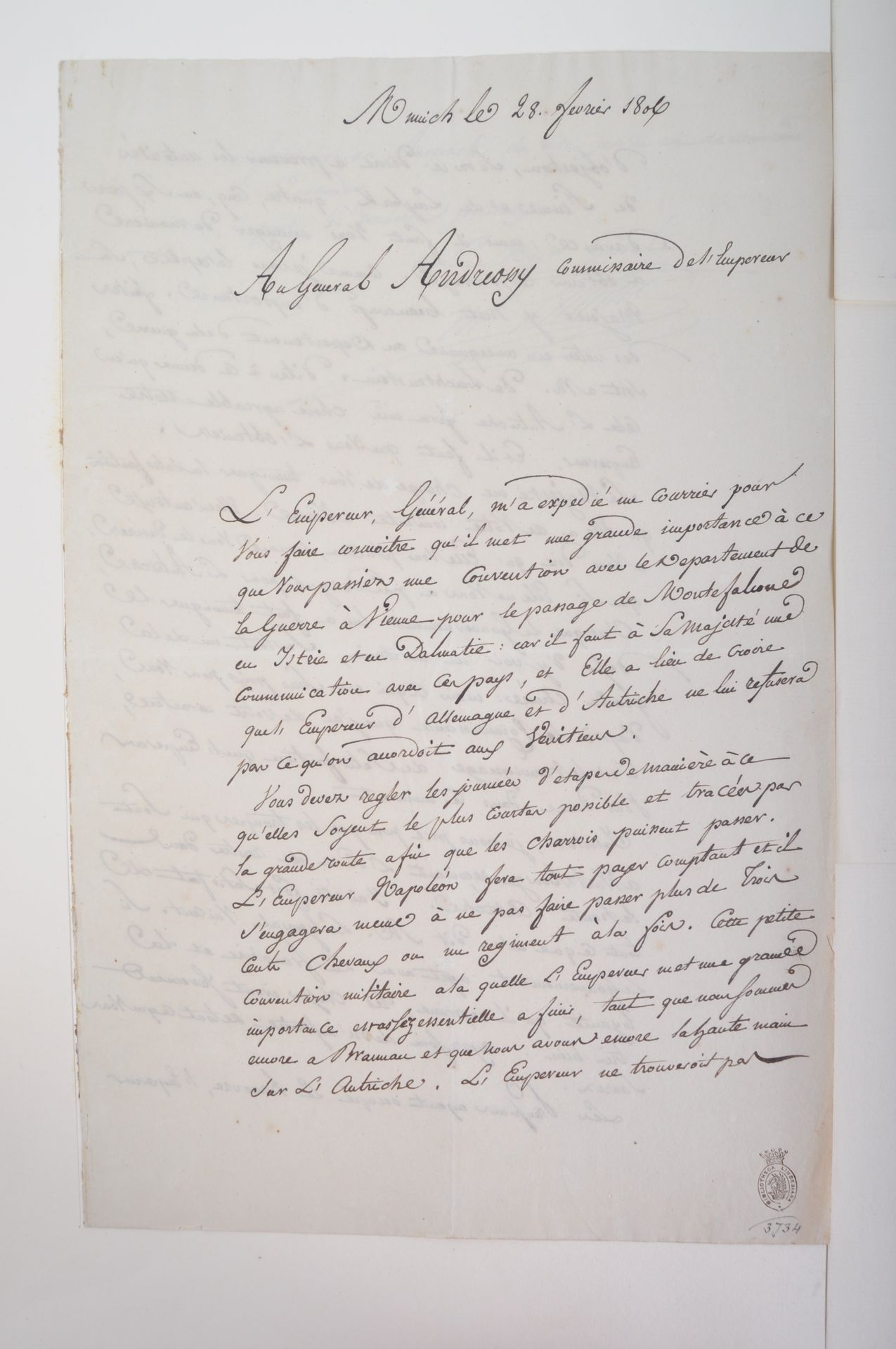 NAPOLEONIC WARS - EXCEPTIONAL COLLECTION OF LETTERS - Image 62 of 216