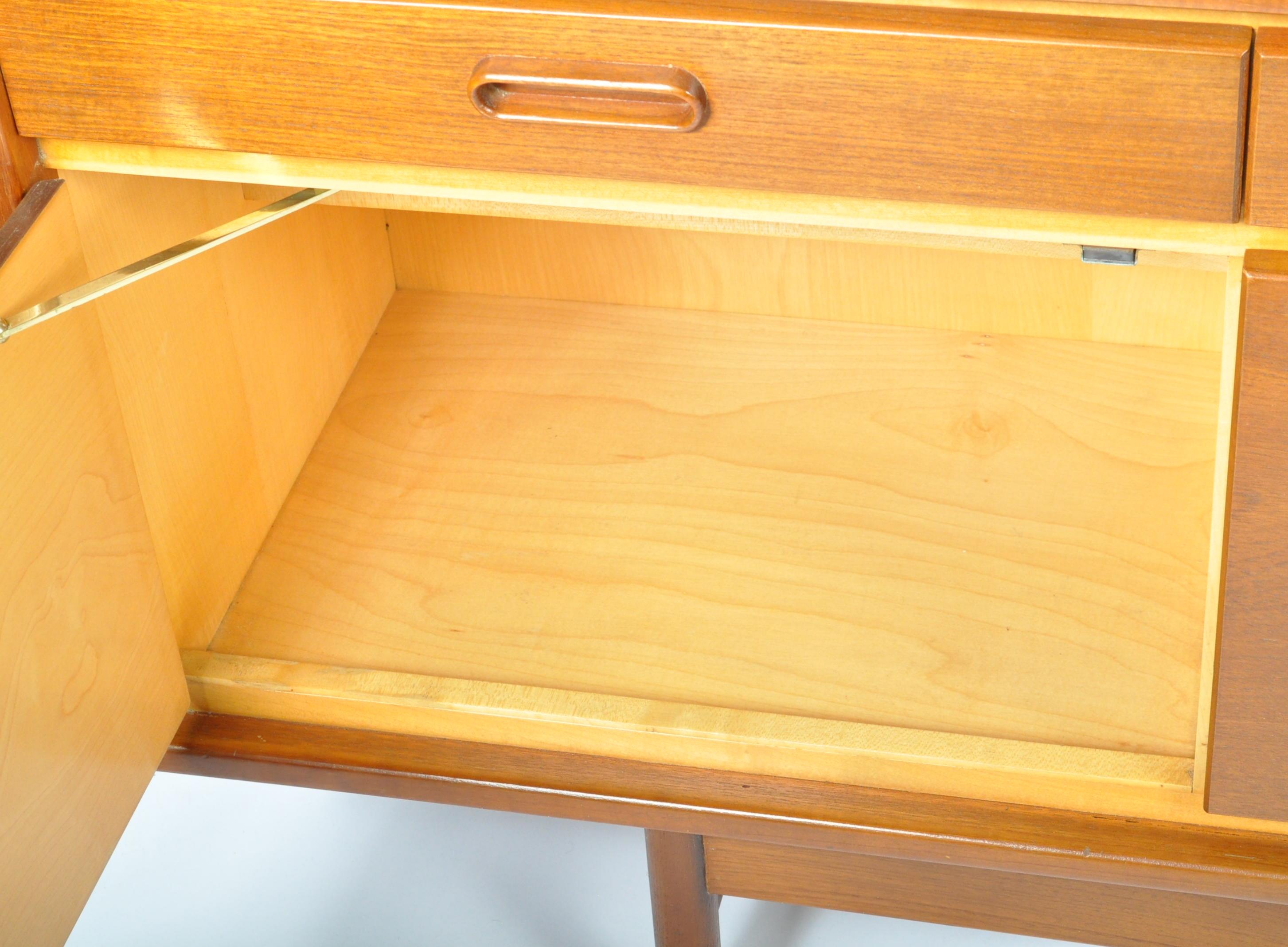 RETRO 1960'S DANISH TEAK WOOD SIDEBOARD CREDENZA - Image 6 of 8