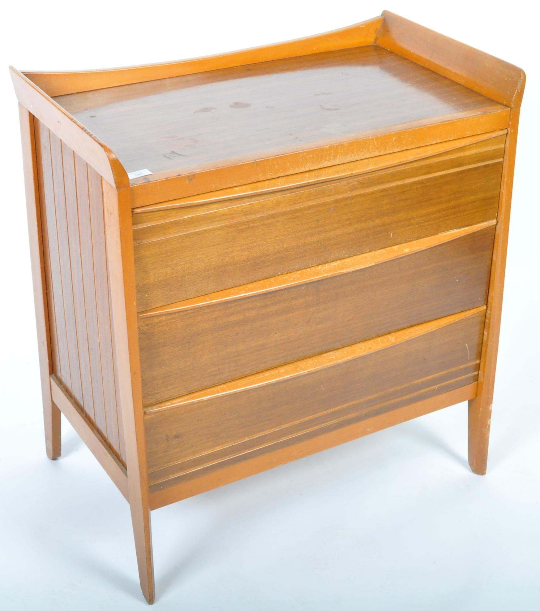 RETRO TEAK & WALNUT CHEST BY FINEWOOD OF SLOUGH - Image 2 of 6