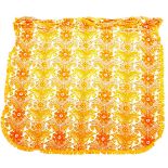 1960'S RETRO PSYCHEDELIC FABRIC THROW BLANKET