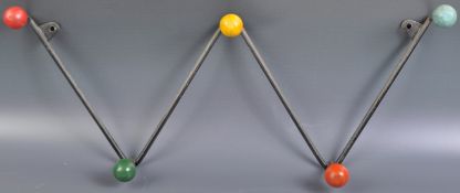 SET OF RETRO VINTAGE SPUTNIK ATOMIC COAT HOOK RACK