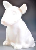 ONION BULL TERRIER LAMP LIGHT BY SKK OF LONDON