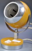 ORIGINAL 1960'S ITALIAN MUSTARD YELLOW EYEBALL LAMP