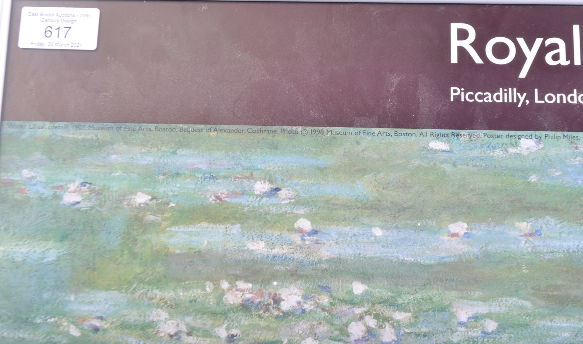 MONET - ROYAL ACADEMY OF ARTS - ORIGINAL EXHIBITION POSTER - Image 4 of 7