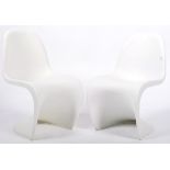 AFTER VERNER PANTON PAIR OF S CHAIRS