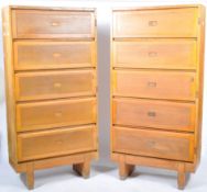 MATCHING PAIR OF RAF STAVERTON LIGHT OAK BOOKCASE