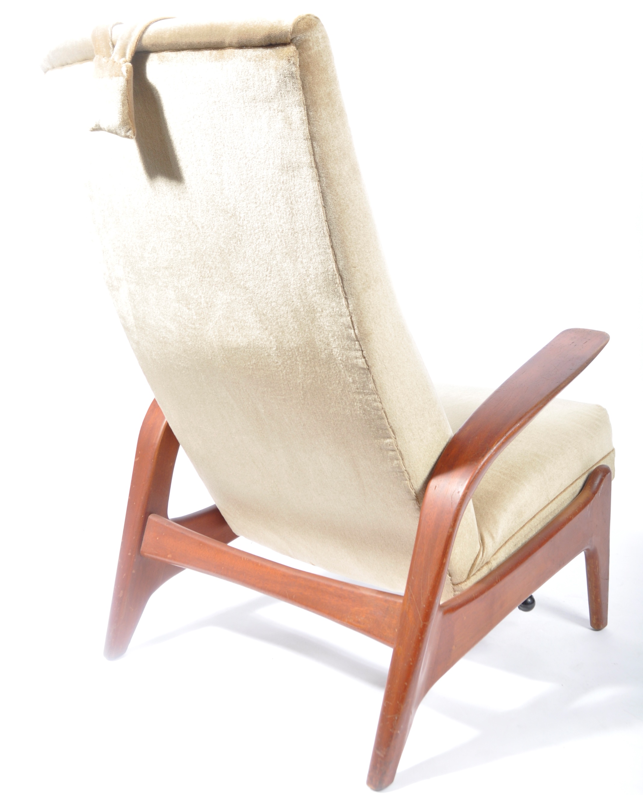 RARE RASTAD & RELLING ROCK N REST RECLINING 1960'S ARMCHAIR - Image 8 of 9