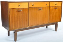 RETRO VINTAGE TEAK WOOD SIDEBOARD CREDENZA