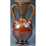 CHRISTOPHER DRESSER FOR LINTHORPE POTTERY TWIN HANDLE VASE