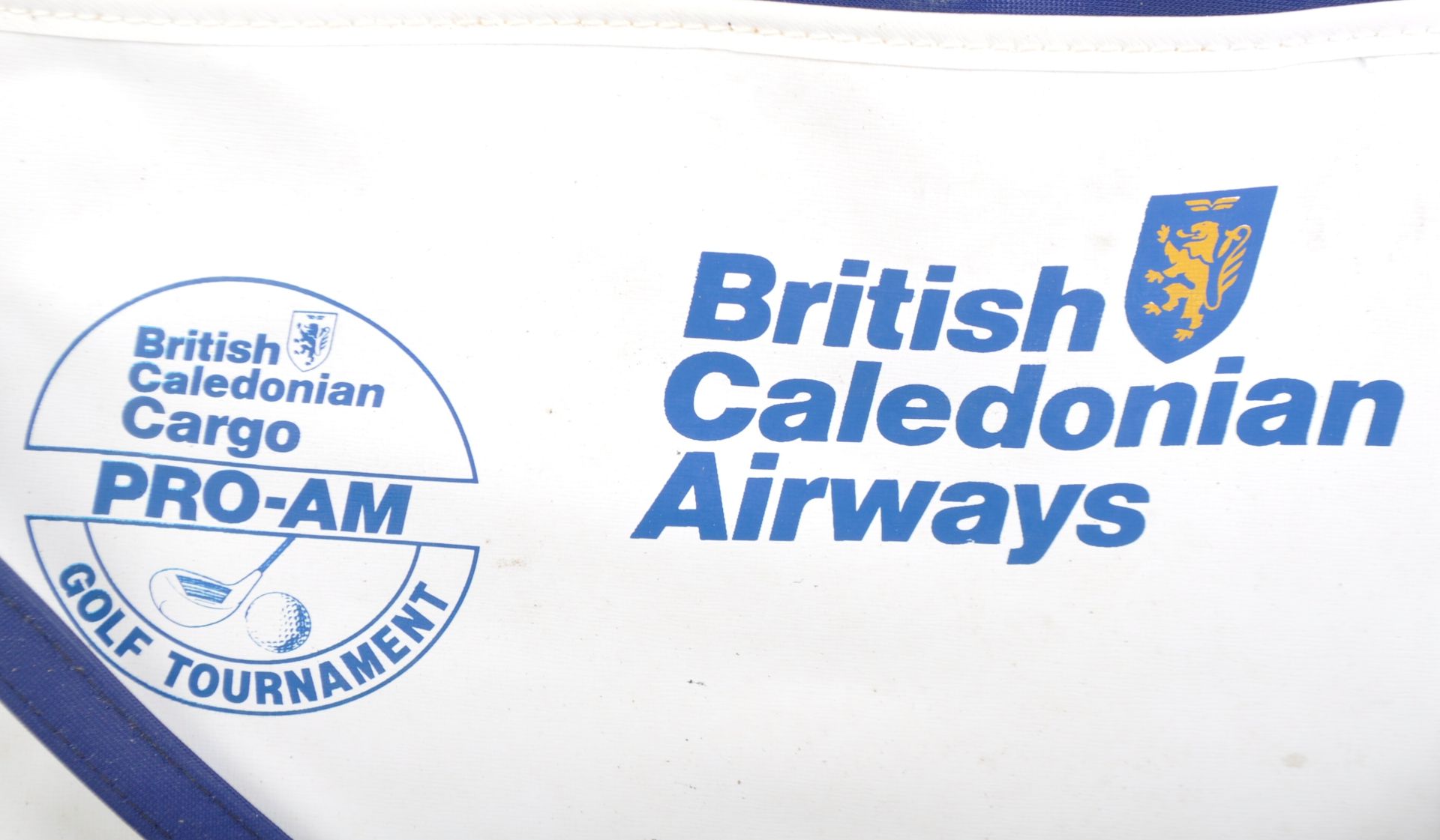 BRITISH AIRWAYS VINTAGE LEATHER ADVERTISING BAG AND ANOTHER - Image 2 of 9