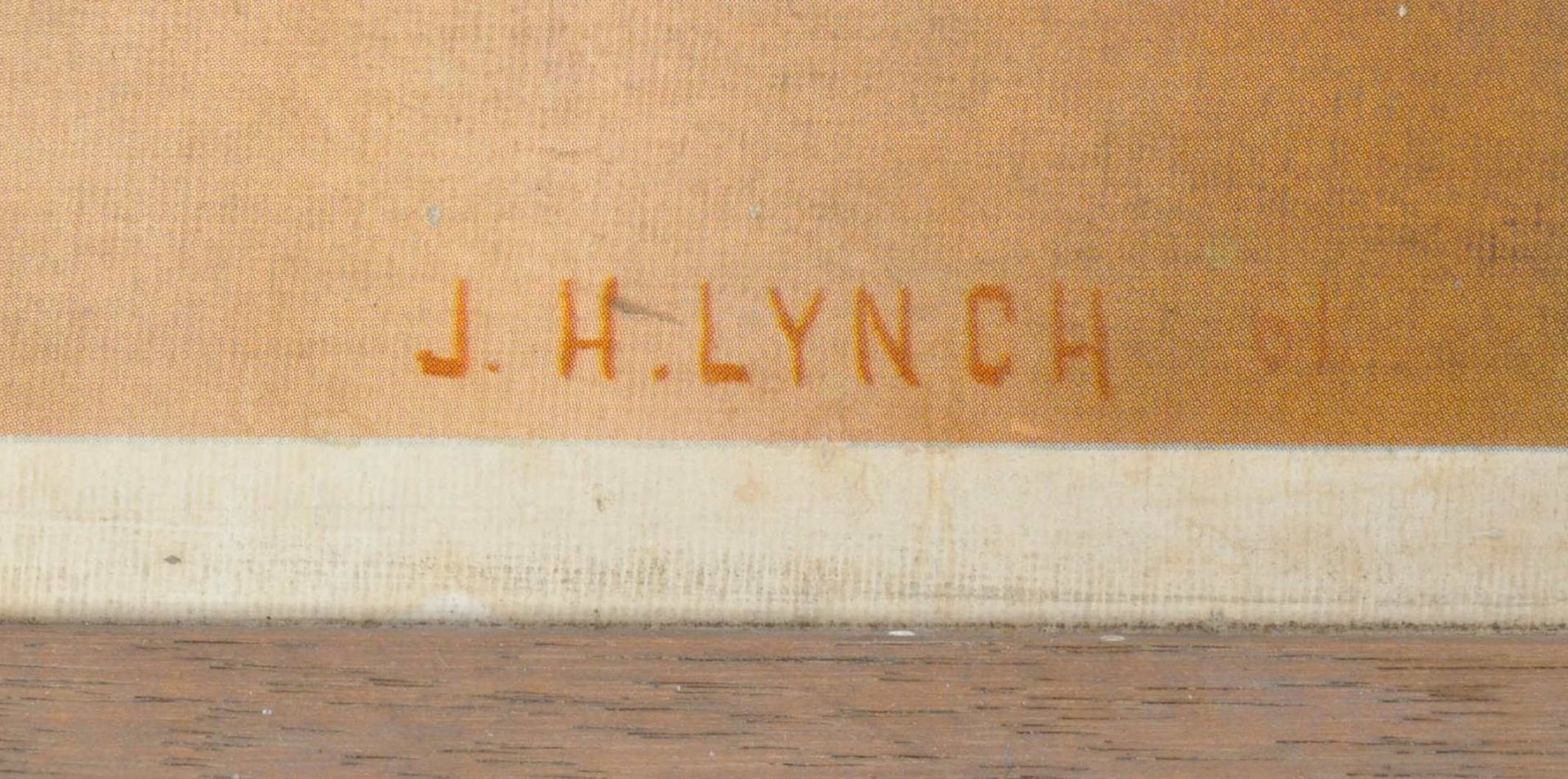 JH LYNCH FRAMED AND GLAZED PRINT ENTITLED TINA - Bild 3 aus 4