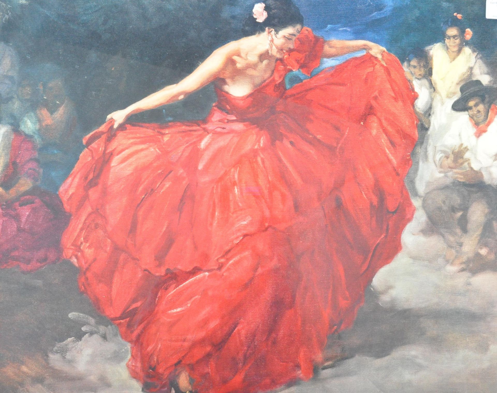 FRANCISCO CLEMENTE - THE RED SKIRT - RETRO FRAMED - Bild 2 aus 4