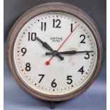 SMITH SECTRIC - MID CENTURY BAKELITE FACTORY / STATION CLOCK