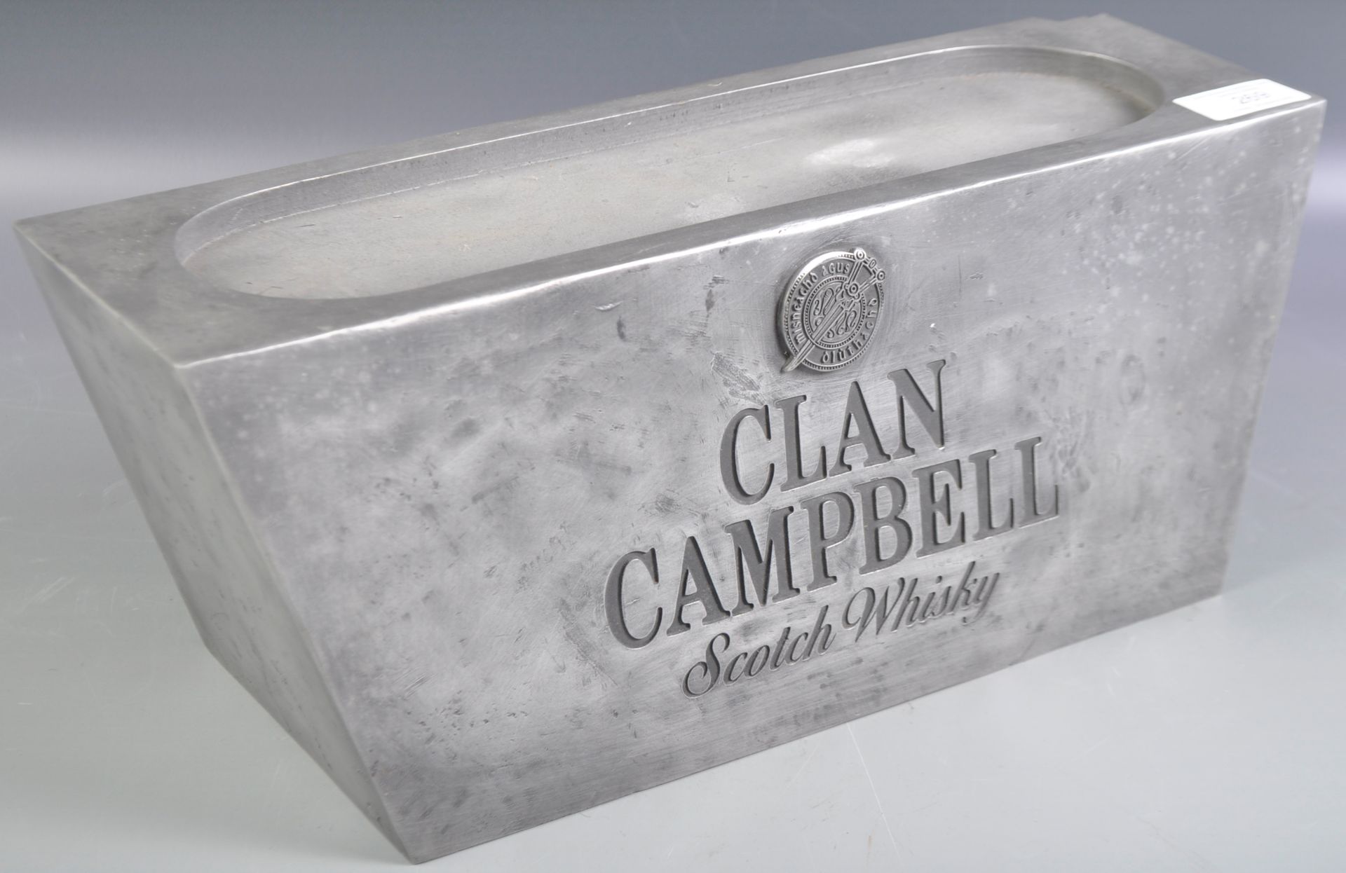 CLAN CAMPBELL CAST RESIN SHOP DISPLAY STAND PLINTH