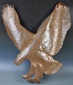 VINTAGE COPPER WALL ART IN THE FORM OF AN EAGLE