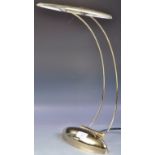 ROSS MODEL T-121 BRASS DESK TOP READING LAMP LIGHT