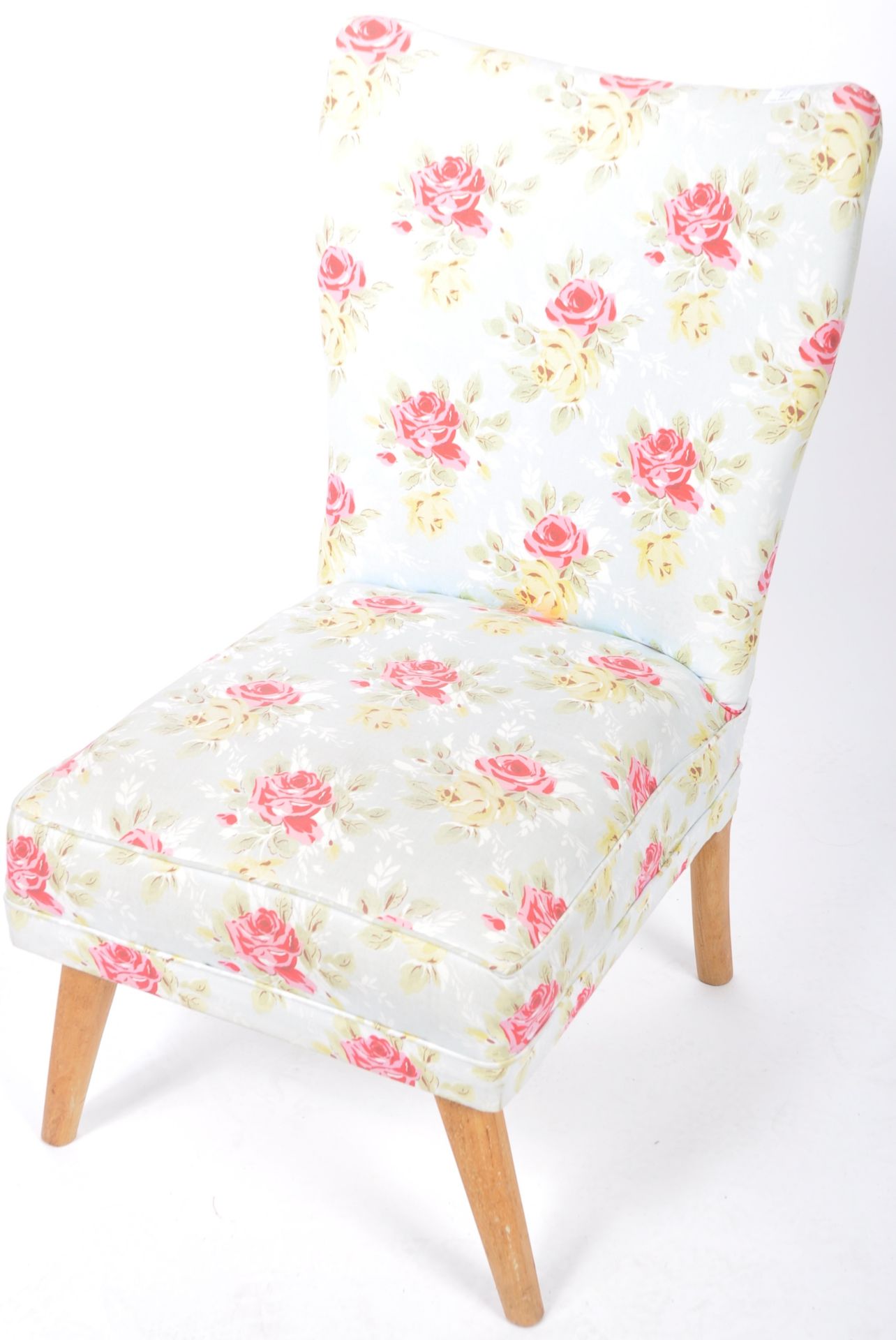 RETRO HOWARD KEITH MANNER LOW COCKTAIL CHAIR IN CATH KIDSTON UPHOLSTERY - Image 5 of 7